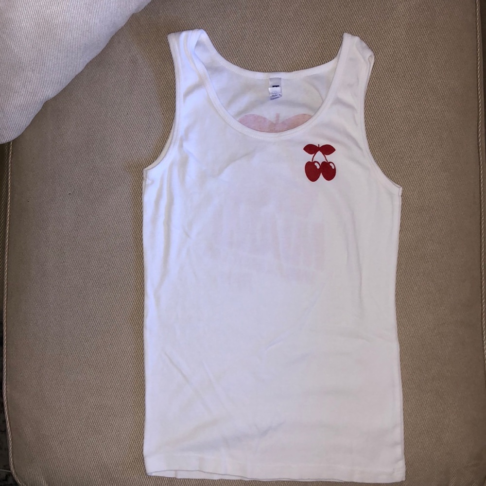 White tank top